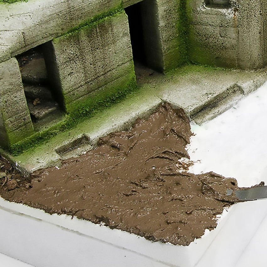AK Interactive Diorama :TERRAINS DARK EARTH - 250ml (Acrylic)