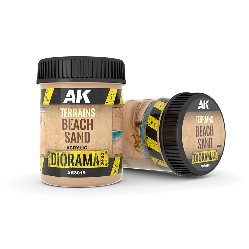AK Interactive Diorama :TERRAINS BEACH SAND - 250ml (Acrylic)