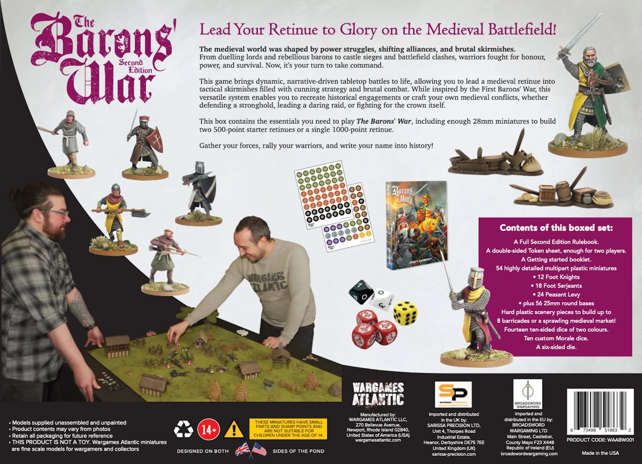 Barons' War Second Edition en Version Originale seconde édition