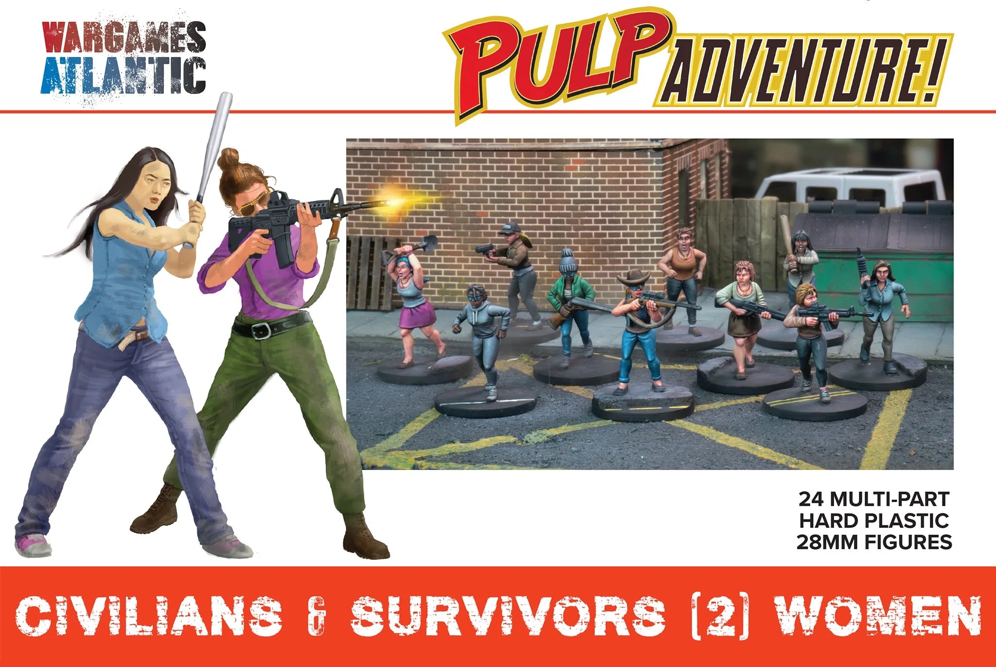 WargamesAtlantic : PulpAdventure/Civilians & Survivors (2): Women (EN STOCK)