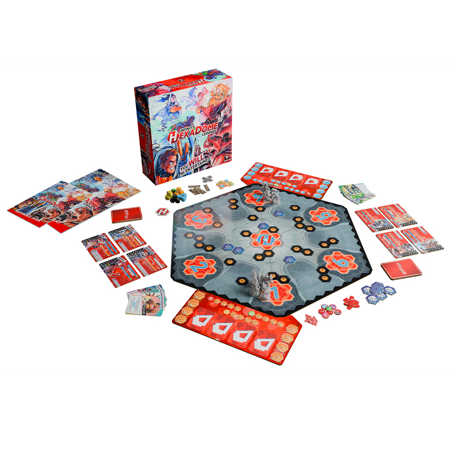 HexaDome Legends - Core Box contenu