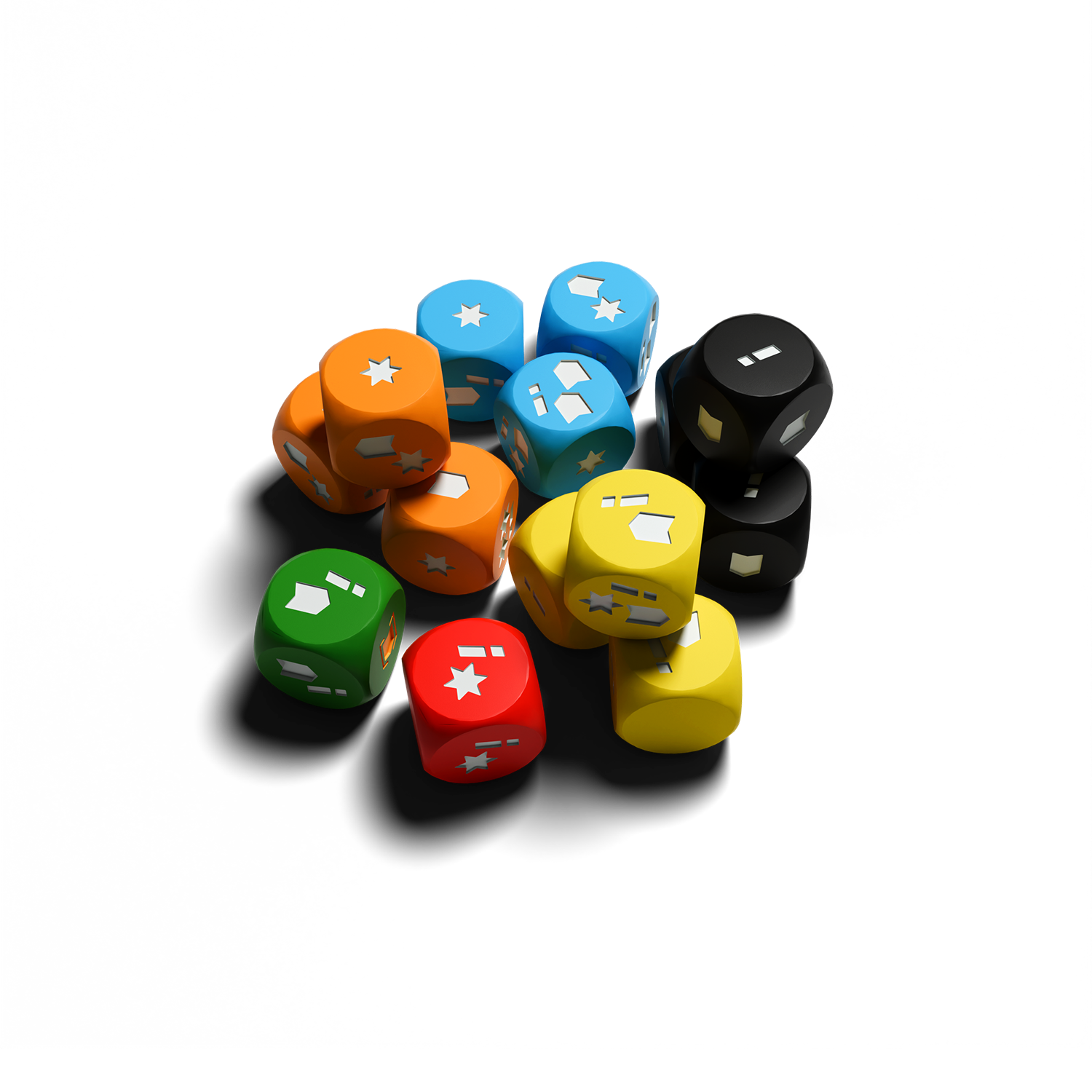 HexaDome Legends Frost Dice Set