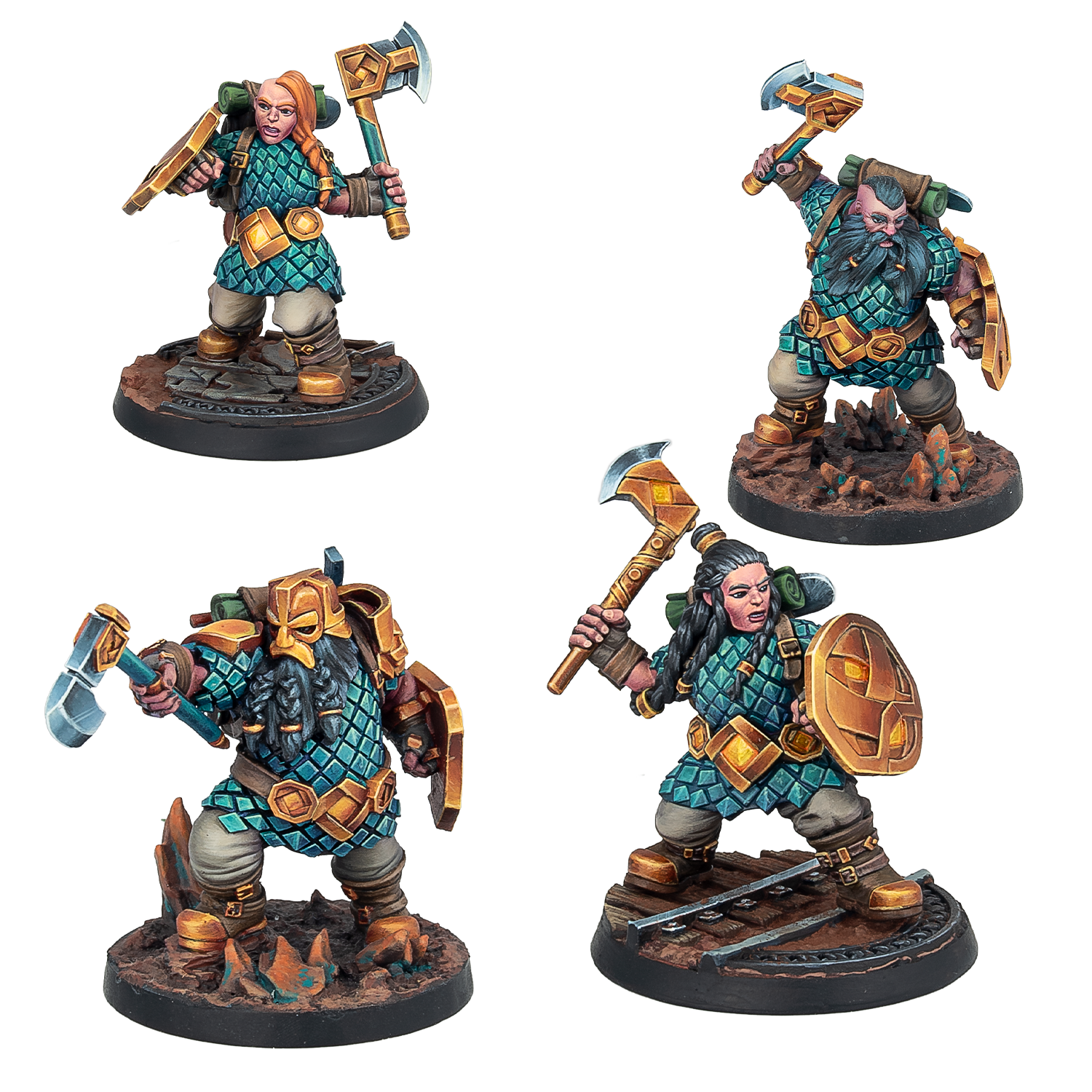 Warcrow - Mounthaven Militia figurines