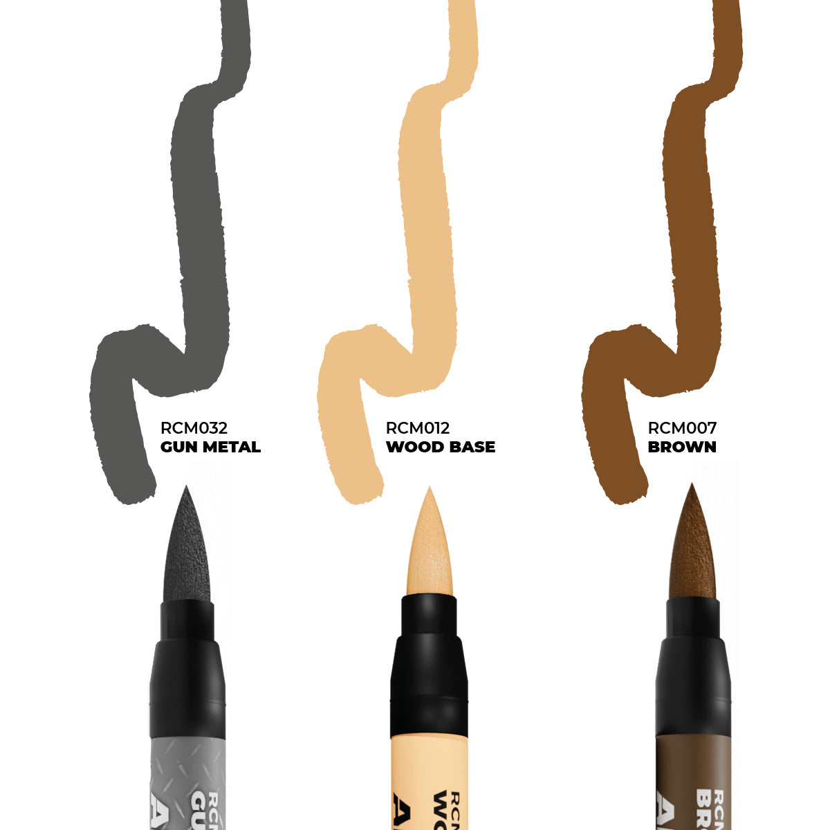 AK.Real.Colors.markers : TOOLS - SET 3 REAL COLORS MARKERS