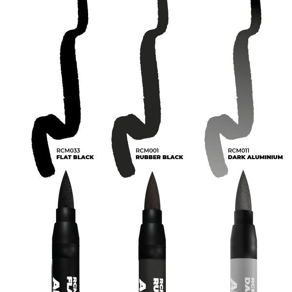 AK.Real.Colors.markers : WHEELS - SET 3 REAL COLORS MARKERS