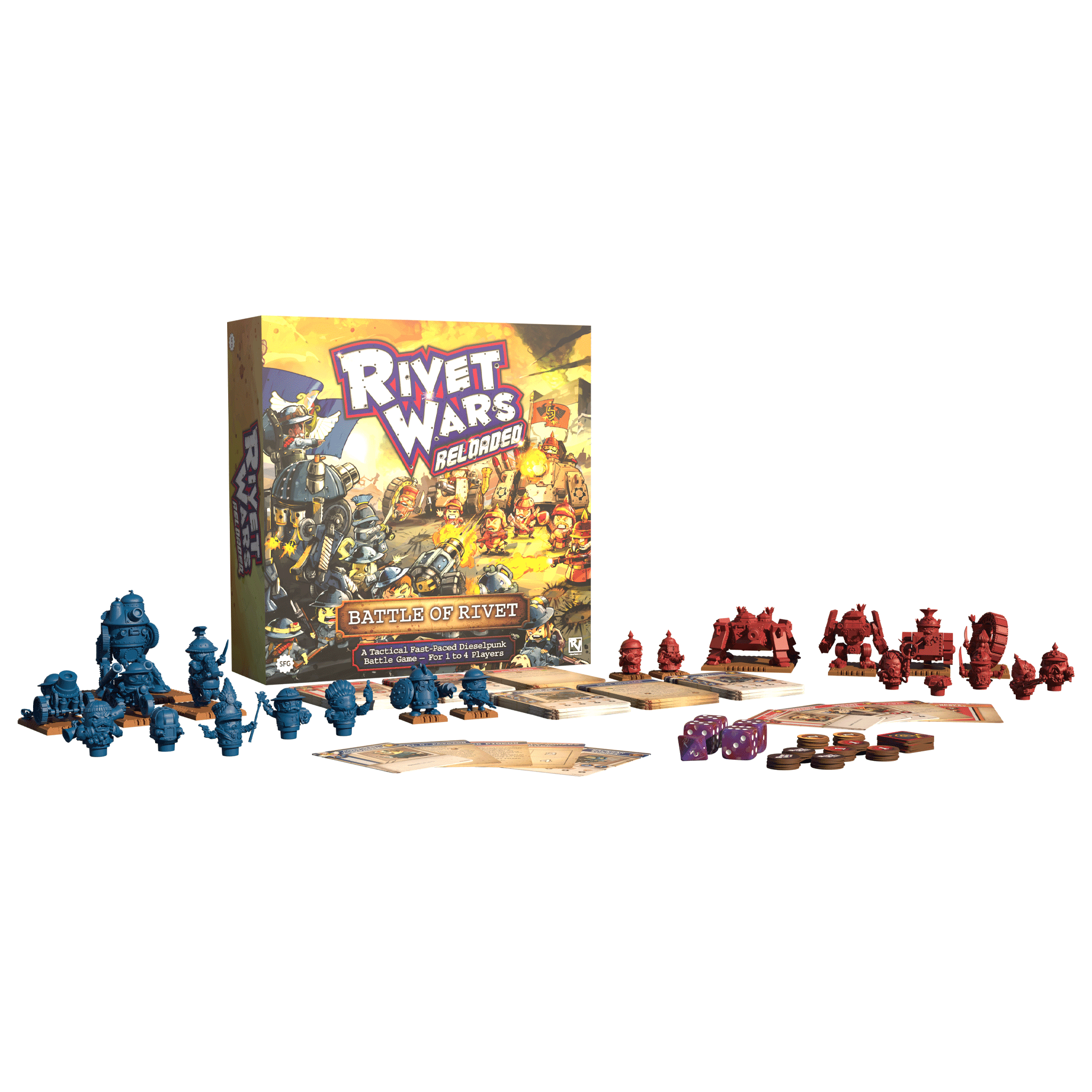 RIVET WARS : BATTLE OF RIVET - Core game (ENG)  (LIVRAISON GRATUITE)