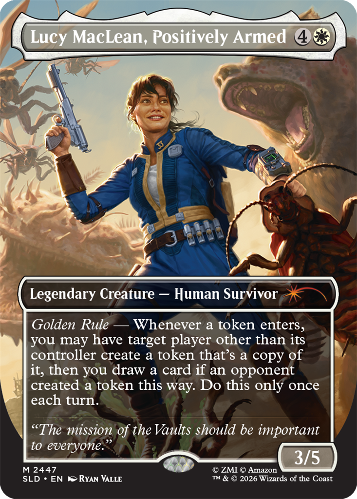 Magic The Gathering: Secret Lair Fallout beyond Vault 33