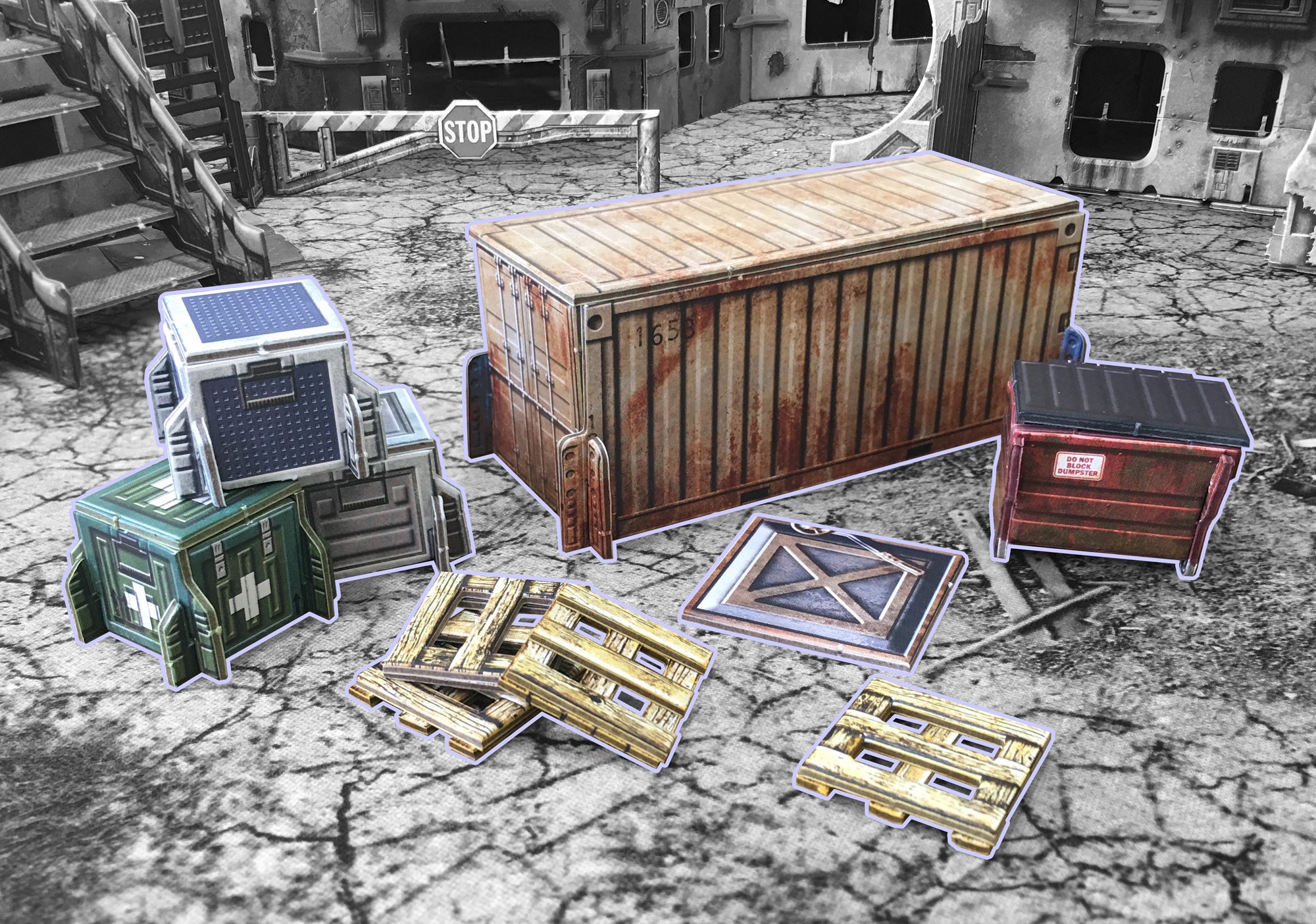 Battle Systems - Shipping Container  (EN STOCK)