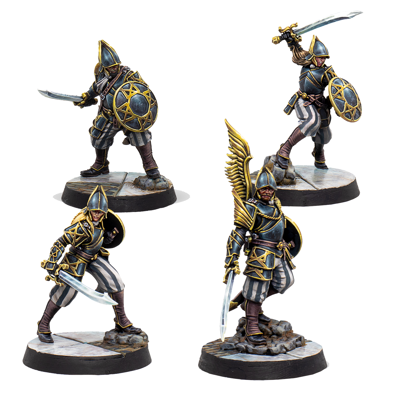 Warcrow - Black Legion Bucklermen en Francais