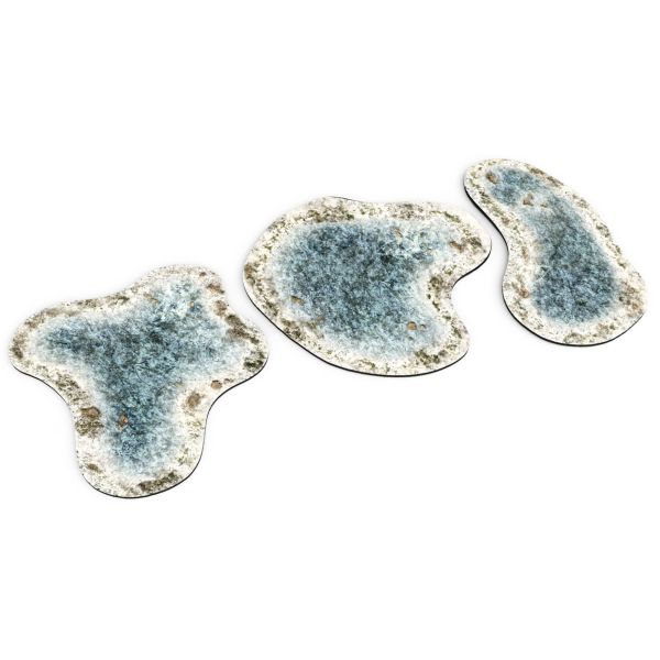 Rubber 2D terrain set – Winter pond
