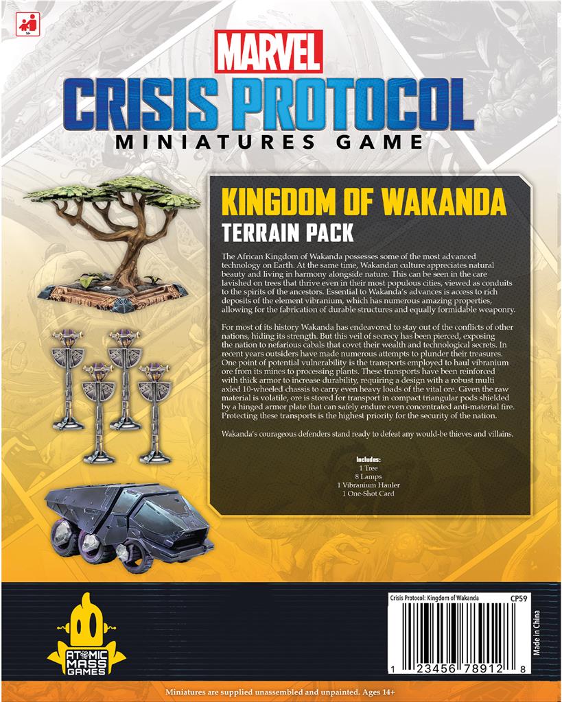 Marvel Crisis Protocol – Kingdom of Wakanda Terrain Pack