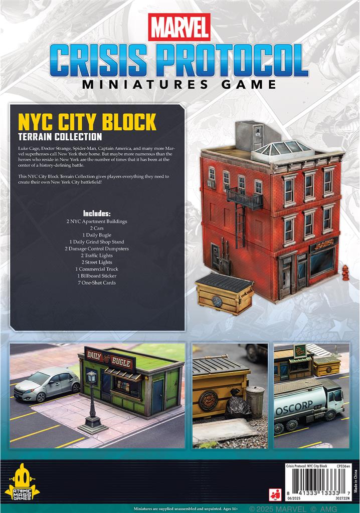 Marvel Crisis Protocol – NYC City Block Collection (Terrain)