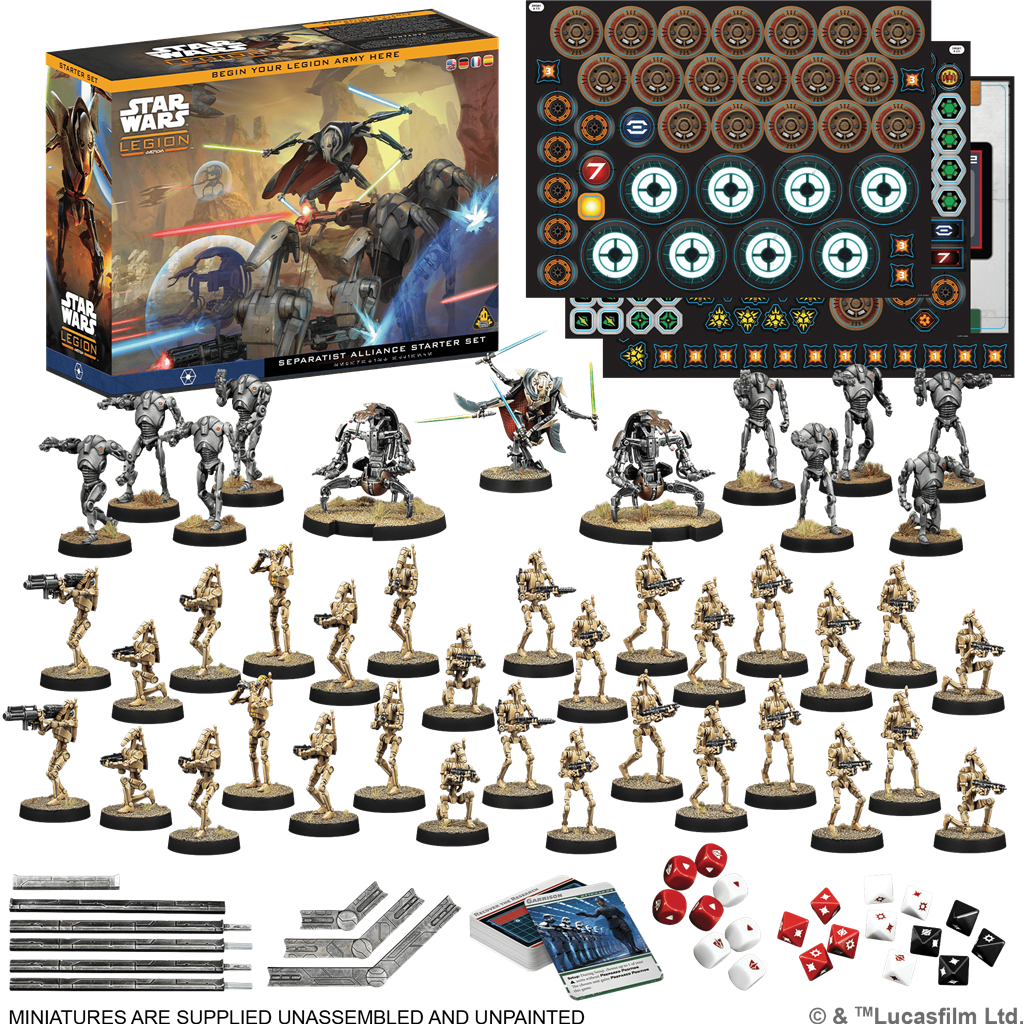 Star Wars Légion : Rebel Separatist Alliance Starter Set (Boîte de Démarrage)