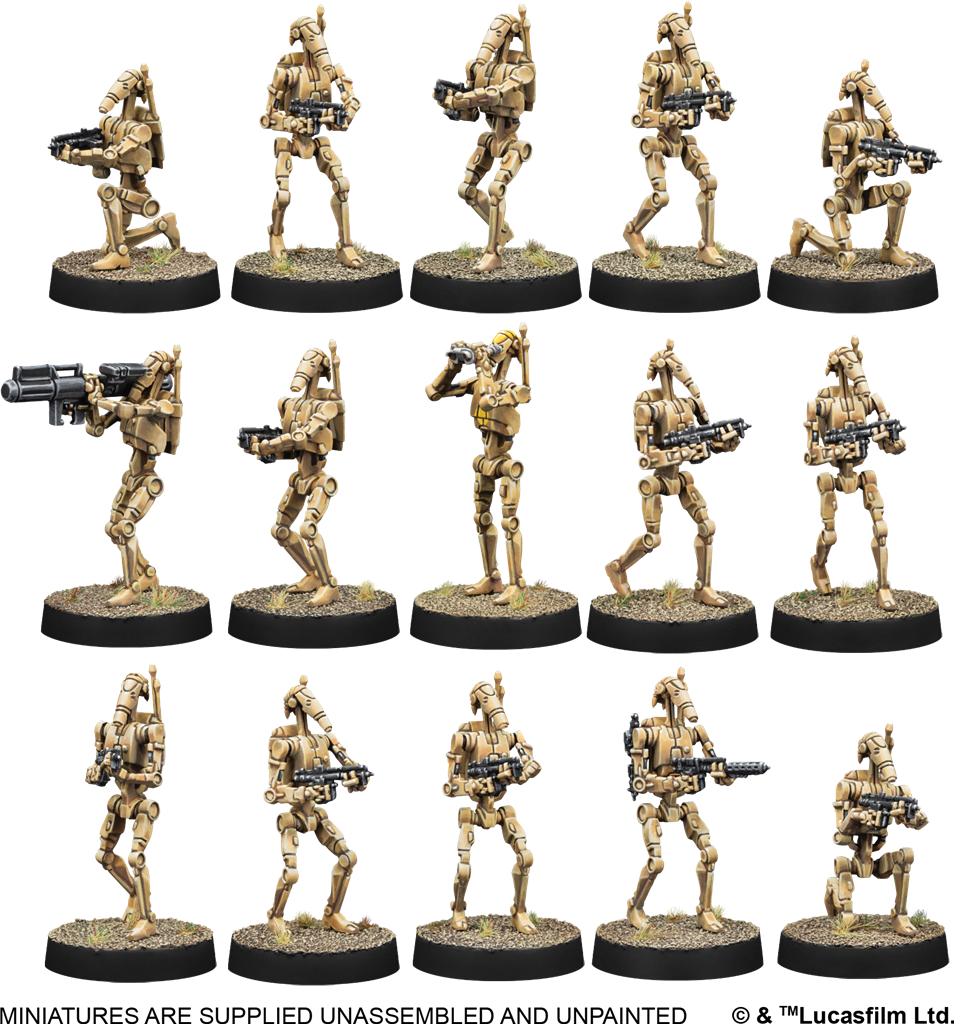 Star Wars Légion : Droïdes de Combat B1 - Nouveau Sculpt (Extension d'Unité)