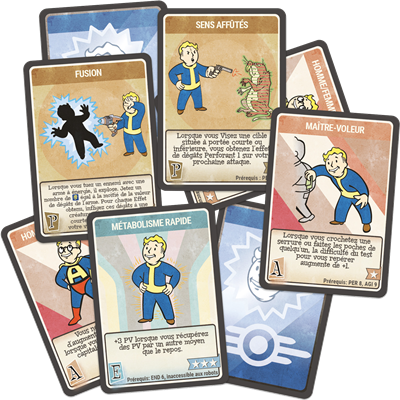 Fallout : Le Jeu de rôle - Cartes d'Aptitudes