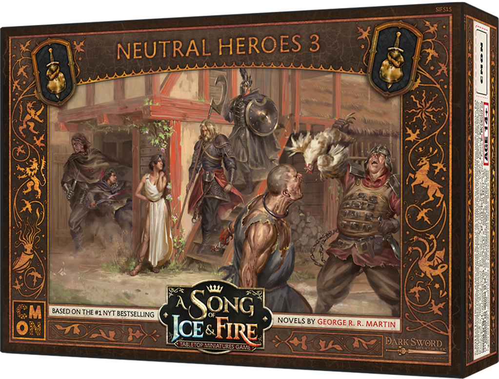 Trône de Fer Jeu de Figurine :  Héros Neutre #3 [N27]