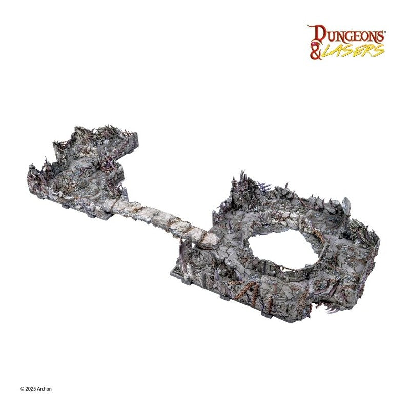 Dungeons & Lasers - Décors - DEMONIC CAVES Prépeint  (LIVRAISON GRATUITE)