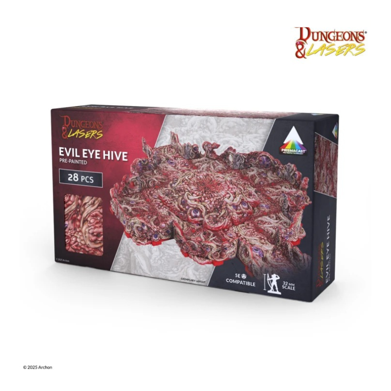 Dungeons & Lasers : Evil Eye Hive Prépeint (Décors)