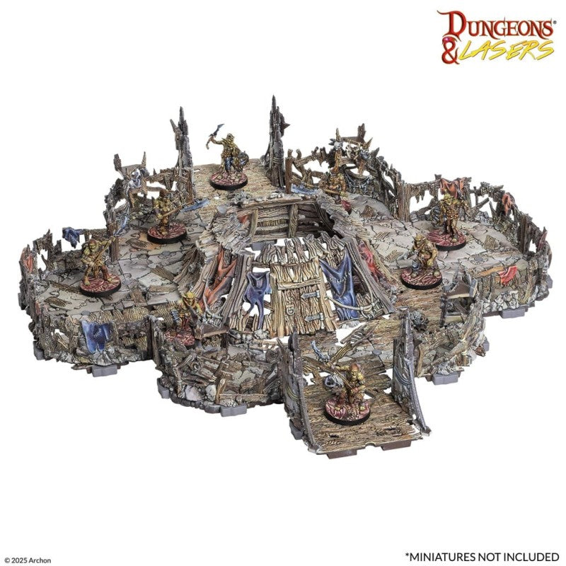 Dungeons & Lasers - Décors - Goblin Lair Prépeint