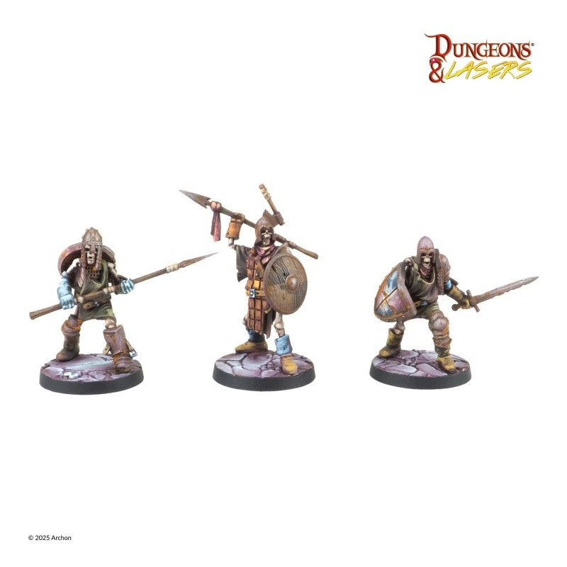 Dungeons & Lasers  - Figurines - Skeleton Crew
