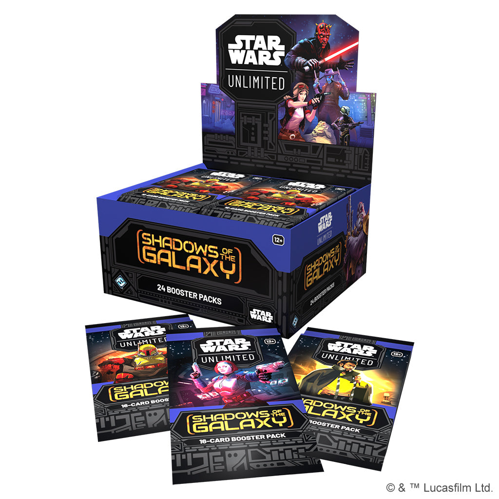 Star Wars Unlimited :   Ombres de la Galaxie boite de boosters (x24) en Anglais
