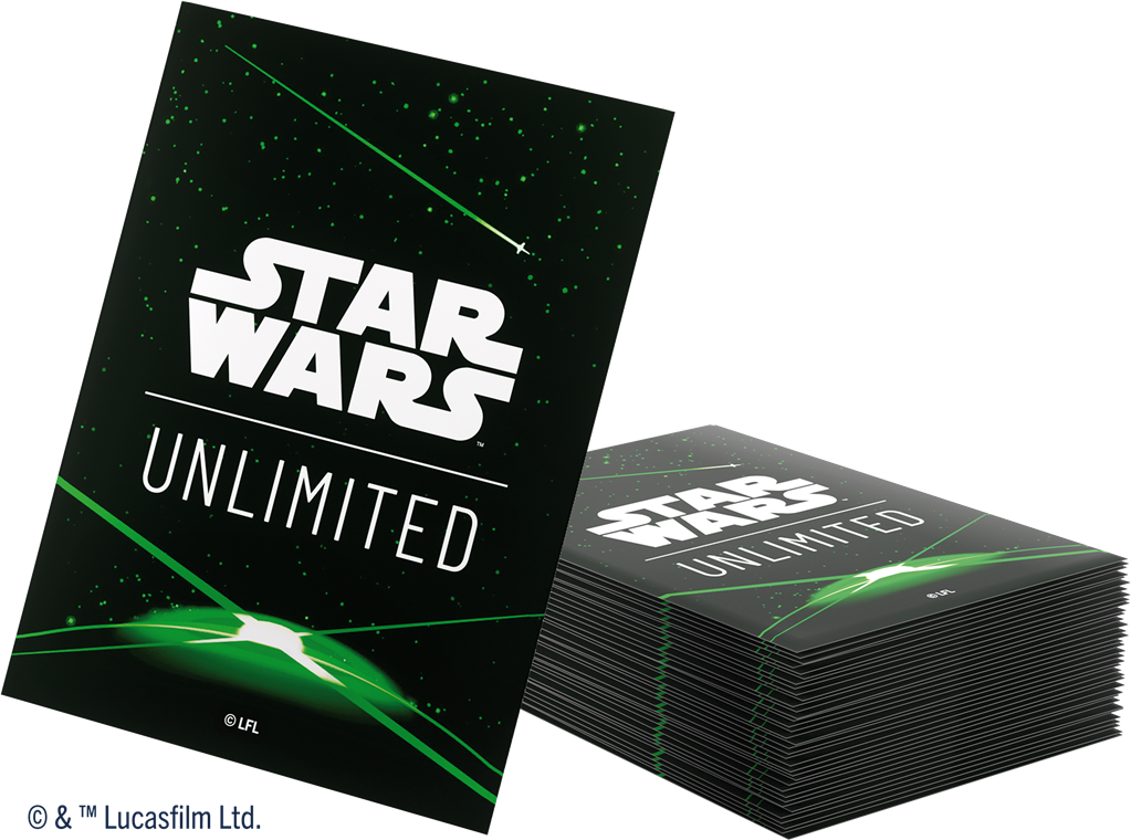Star Wars Unlimited Art Sleeves  : Card Back Green