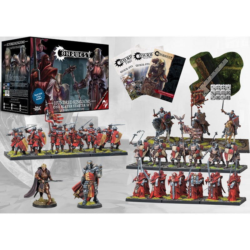 Conquest -Hundred Kingdoms - Supercharged One Player Starter Set   (LIVRAISON GRATUITE)