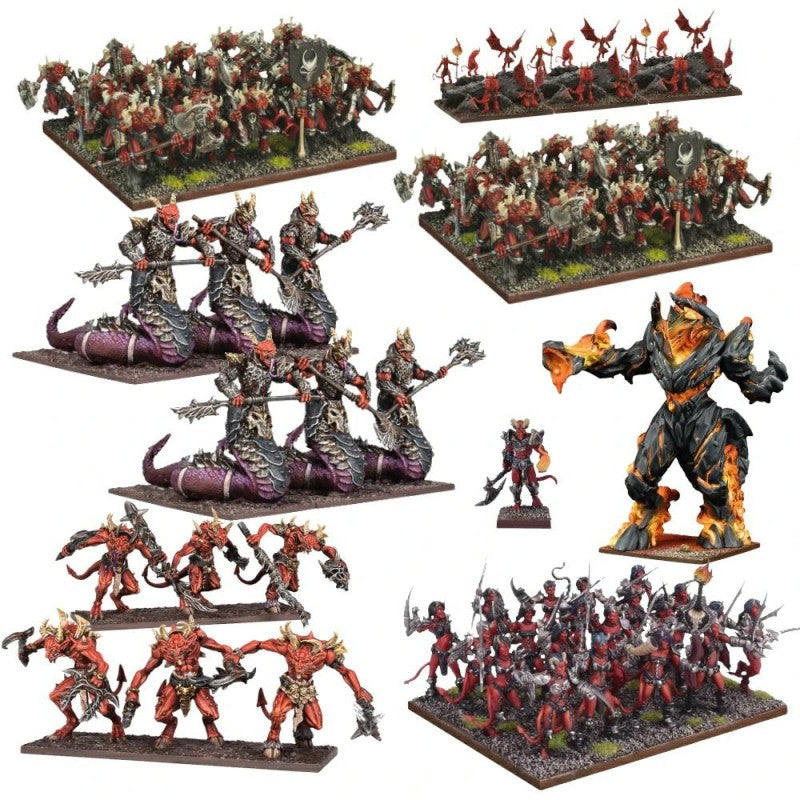 KINGS OF WAR - Forces des Abysses Mega Armée (LIVRAISON GRATUITE)