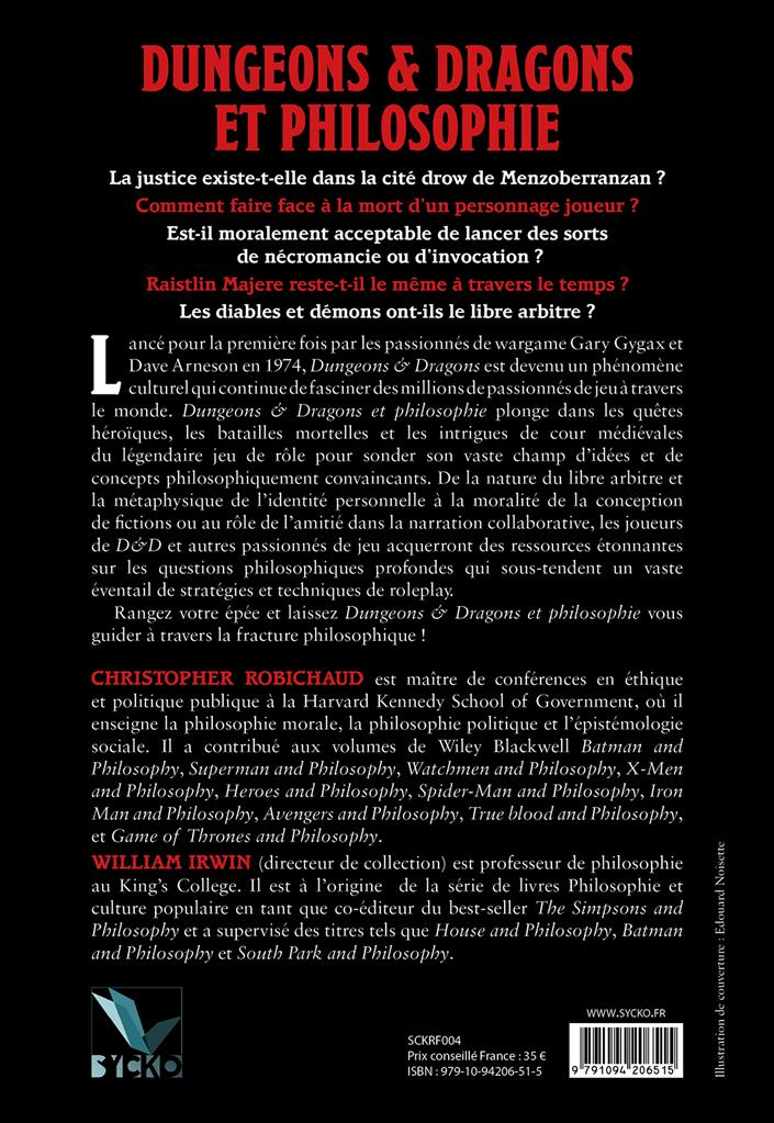Dungeons & Dragons et Philosophie (souple)
