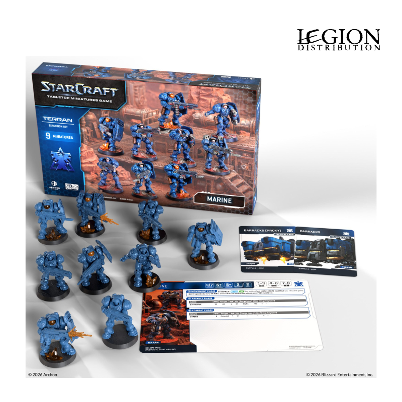 Starcraft - Terran - Marine Expansion Set en Anglais (Précommandes jusqu’au 14/04/2026)