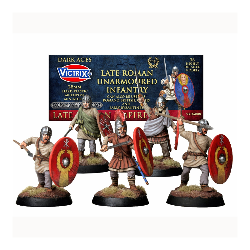Victrix Miniatures 28mm Moyen Âge  - Late Roman Unarmoured Infantry