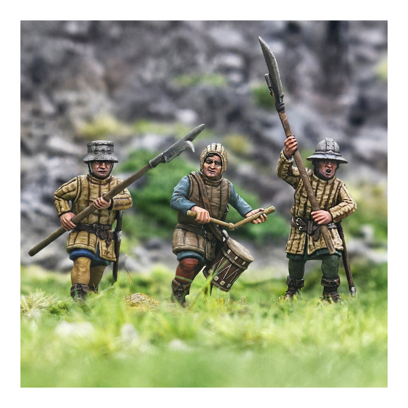 Victrix Miniatures 28mm Médiéval - Medieval Foot Sergeants (EN STOCK)