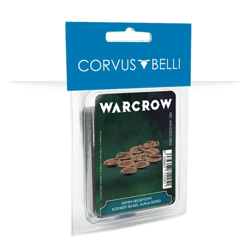 Warcrow : Socles Hégémonie d'Embersig 30mm - Alpha Series