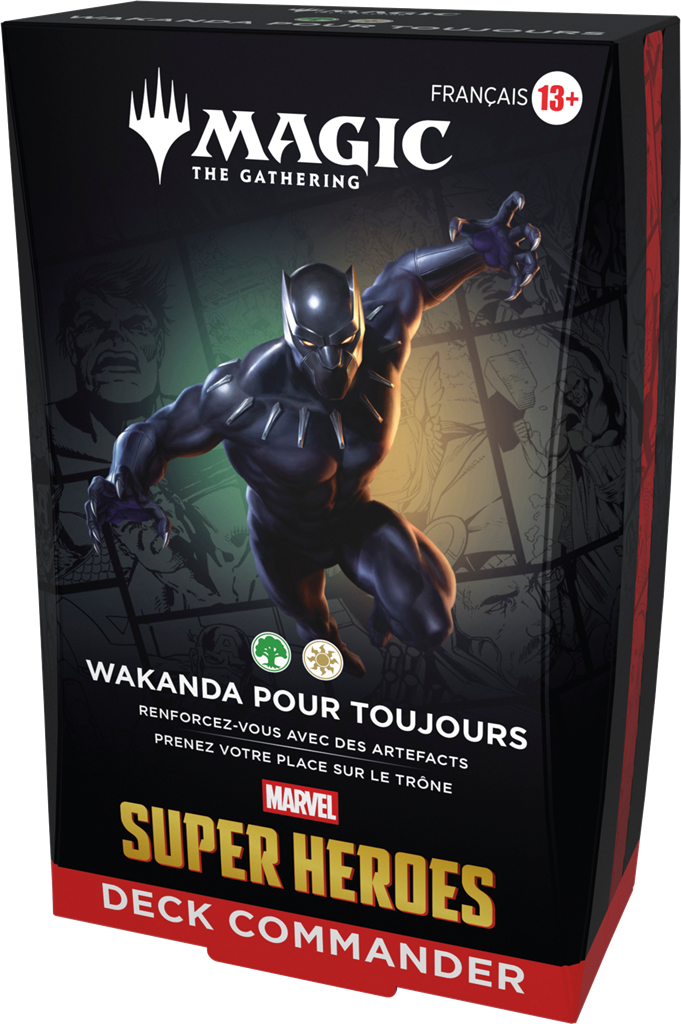 Magic The Gathering : Marvel Super Heroes - Deck Commander "Wakanda pour Toujours" (VF)