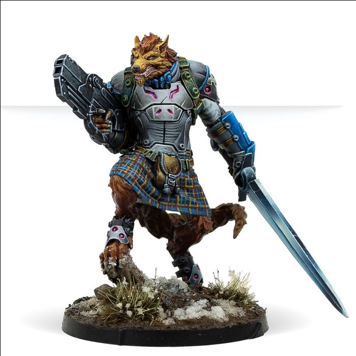Infinity - McMurrough, Mercenary Dog-Warrior
