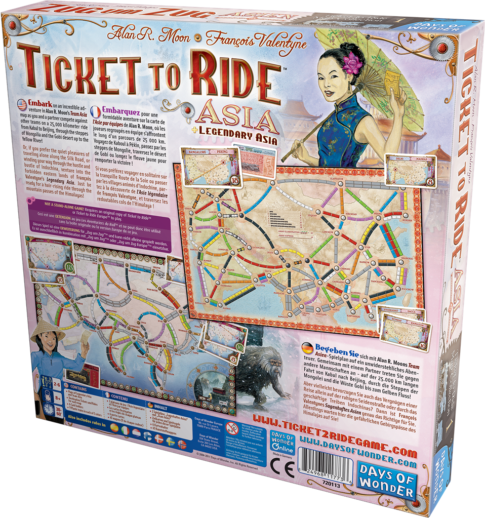 Les Aventuriers du Rail : Asie (Extension)(EN STOCK)