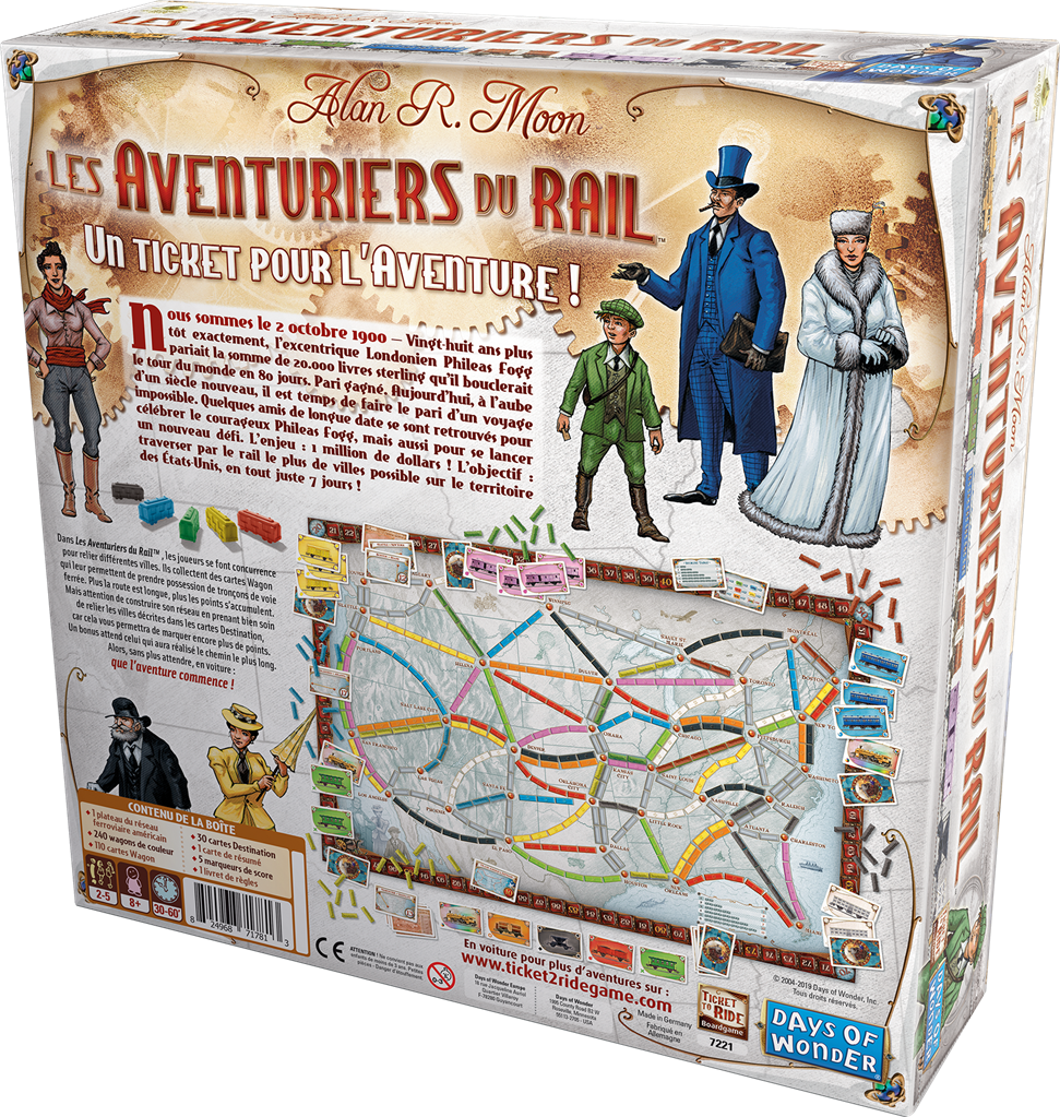 Les Aventuriers du Rail : USA (EN STOCK)