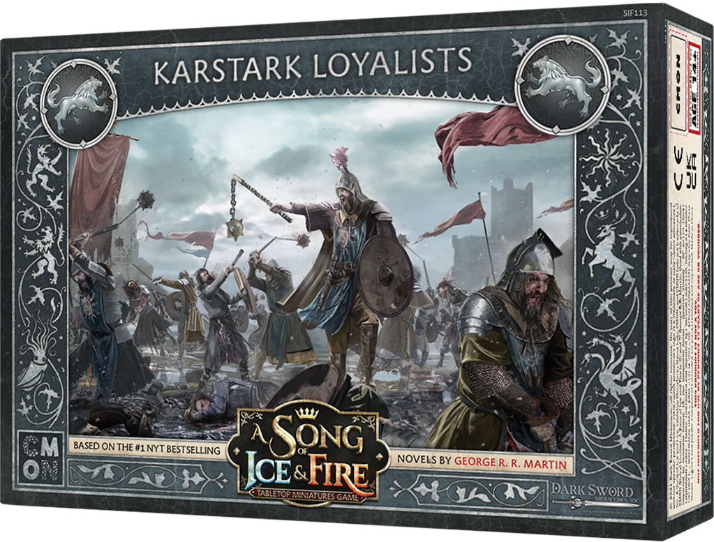 Trône de Fer Jeu de Figurine :  Loyalistes de la Maison Karstark [S19]