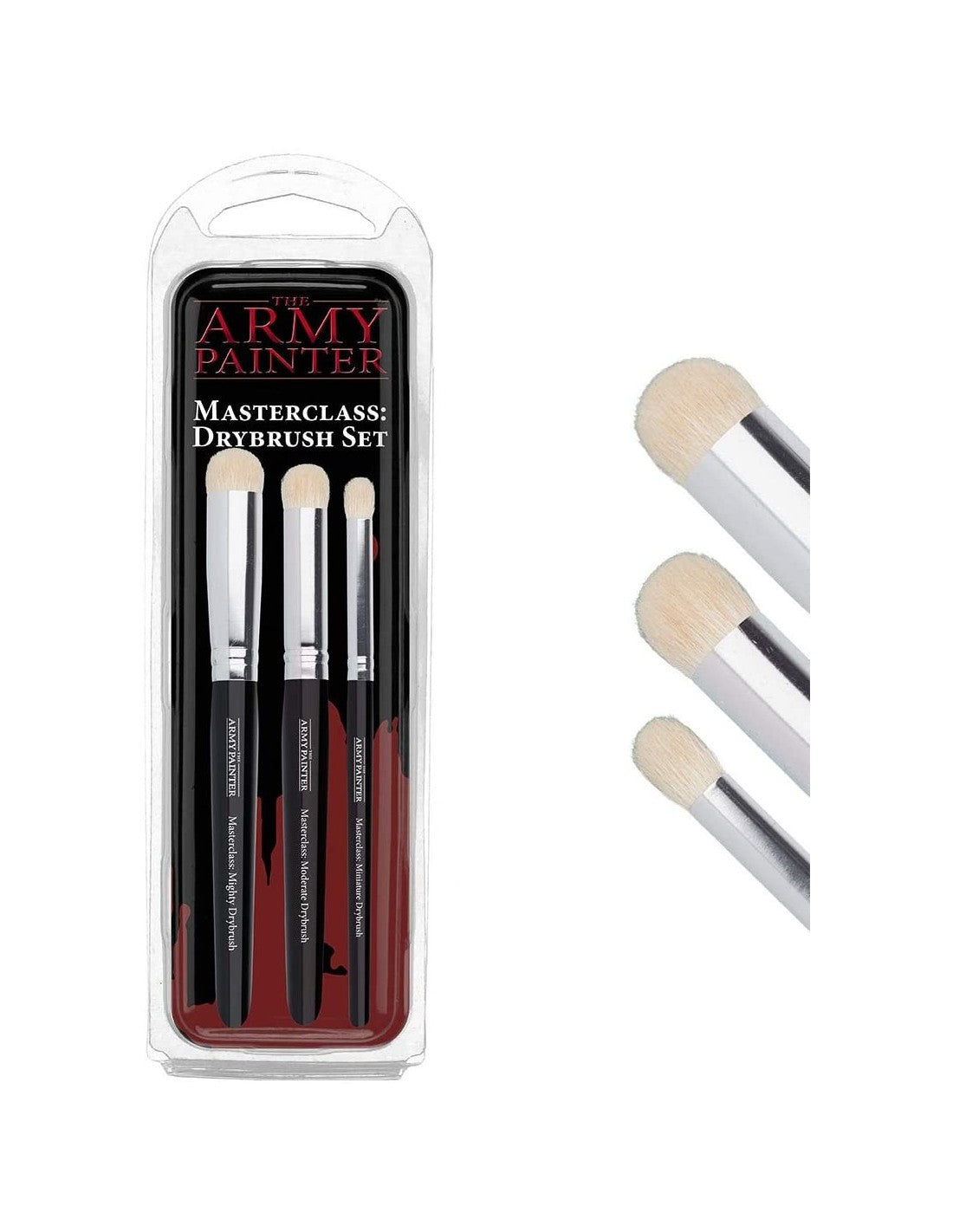 Army Painter - Pinceaux -  Mega Brush SetMasterclass Drybrush Set (Pinceaux)