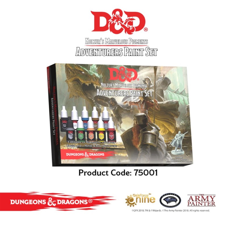 Army Painter : D&D Adventurers Paint Set