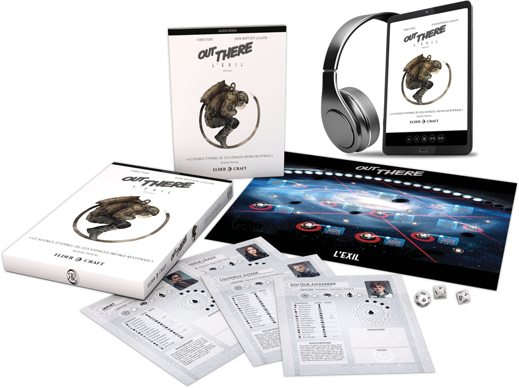 RPG Audio BOX Out There : l'Exil  (EN STOCK)(SOLDES D'HIVER 2026)