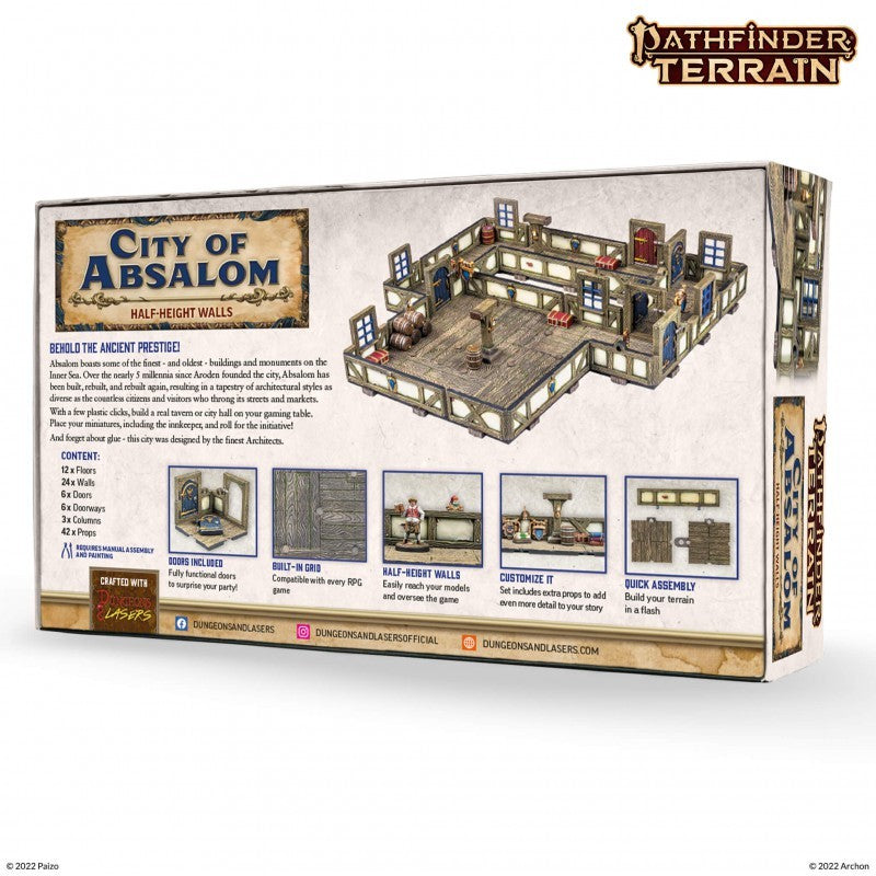 Dungeon & Lasers - Décors - Pathfinder Terrain : City Of Absalom