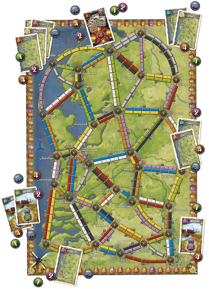 Les Aventuriers du Rail : Pays-Bas (Extension)(EN STOCK)