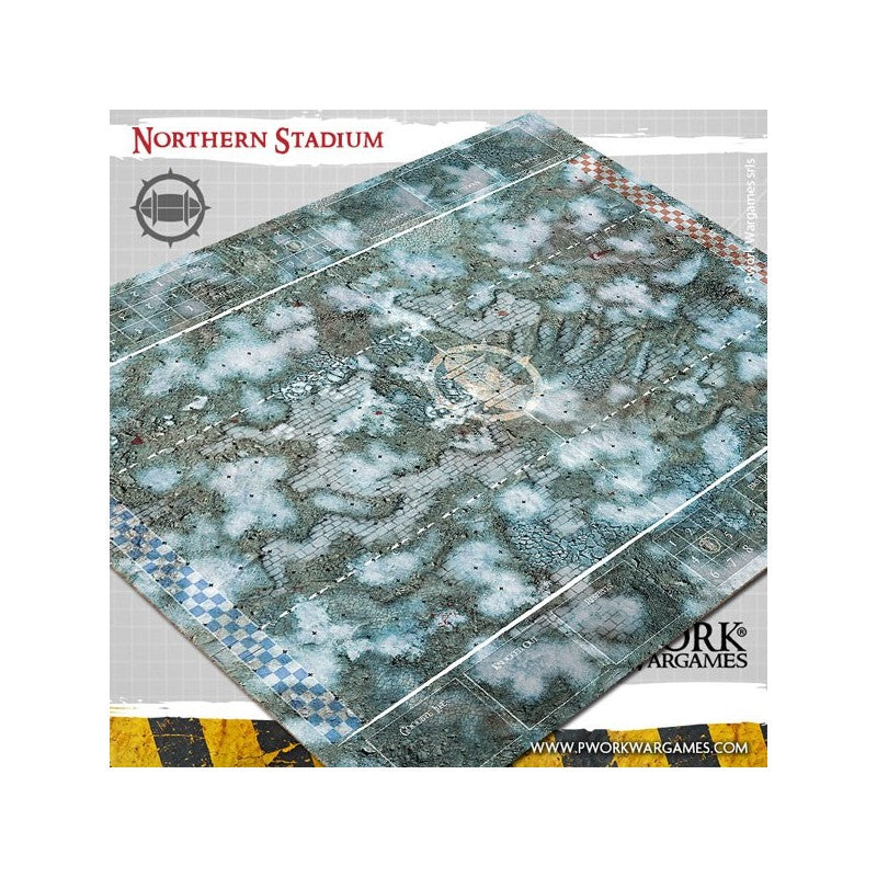Tapis de jeu Blood Bowl néoprène - Northern Stadium (RUPTURE DE STOCK FOURNISSEUR)